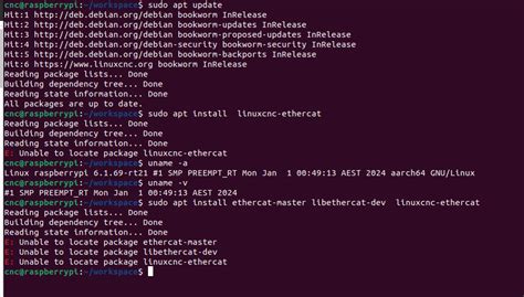 linux cnc|Ethercat installation from repositories .